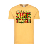 Vintage Mustard celebrate juneteenth Vintage Tee - Zillion Design Studio