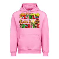 Fuchsia Pink tequila lime and sunshine Urban Hoodie - LillyAllenDesigns