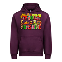 Mauve Wine tequila lime and sunshine Urban Hoodie - LillyAllenDesigns