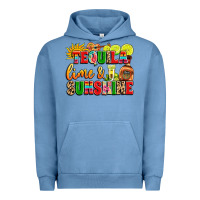 Pigment Pebble Blue tequila lime and sunshine Urban Hoodie - LillyAllenDesigns