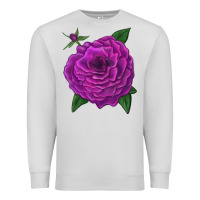 Dove Grey Celestial Rose Premium Sweatshirt - LillyAllenDesigns
