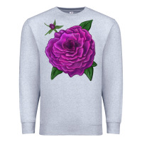 Heather Grey Celestial Rose Premium Sweatshirt - LillyAllenDesigns