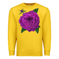 Lemon Celestial Rose Premium Sweatshirt - LillyAllenDesigns