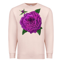 Pale Pink Celestial Rose Premium Sweatshirt - LillyAllenDesigns