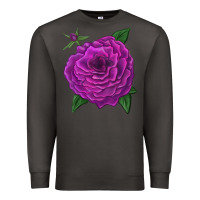 Smoke Celestial Rose Premium Sweatshirt - LillyAllenDesigns