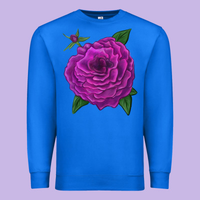 Celestial Rose Premium Sweatshirt Designed By Lillyallendesigns