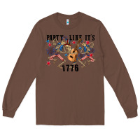 Chestnut Party like its 1776 4th of july Long Sleeve Tee - CowGirlArtShop