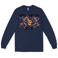 Navy Party like its 1776 4th of july Long Sleeve Tee - CowGirlArtShop