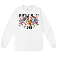 White Party like its 1776 4th of july Long Sleeve Tee - CowGirlArtShop