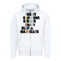 White father words Zipper Hoodie - AdoDesignShop