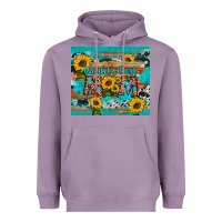 Lavender world's best mom sunflower leopard cowhide Heavyweight Hoodie - Artiststas