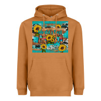 Meerkat world's best mom sunflower leopard cowhide Heavyweight Hoodie - Artiststas