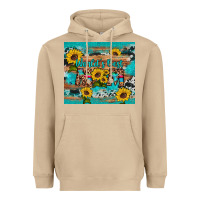 Mushroom world's best mom sunflower leopard cowhide Heavyweight Hoodie - Artiststas