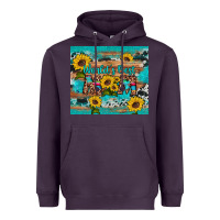Plum world's best mom sunflower leopard cowhide Heavyweight Hoodie - Artiststas