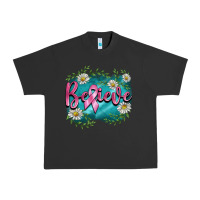 Pigment Black breast cancer believe Urban Heavy Tee - BarkalooDesign