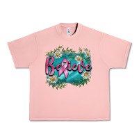 Salmon breast cancer believe Urban Heavy Tee - BarkalooDesign