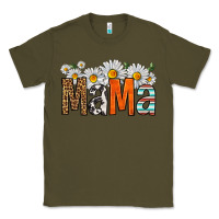 Army Green western daisies mama Classic Tee - HRA Design Shop