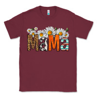 Burgundy western daisies mama Classic Tee - HRA Design Shop