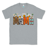 Heather Grey western daisies mama Classic Tee - HRA Design Shop