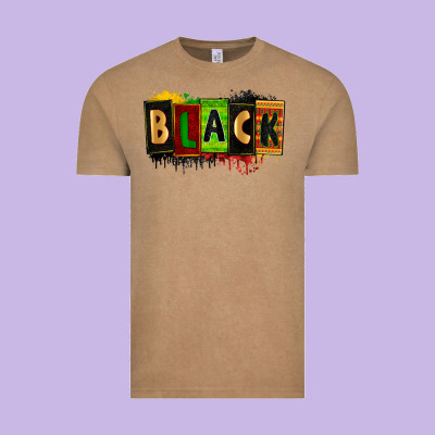 Black Vintage Tee Designed By Zillion Design Studio
