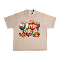 French Oak mexico wine glasses Urban Heavy Tee - Zillion Design Studio