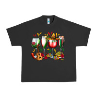 Pigment Black mexico wine glasses Urban Heavy Tee - Zillion Design Studio