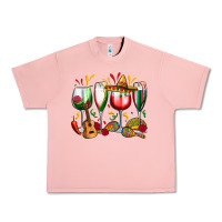 Salmon mexico wine glasses Urban Heavy Tee - Zillion Design Studio