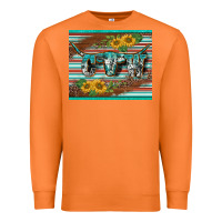 Carrot western cow serape leopard sunflowers mousepad Premium Sweatshirt - BarkalooDesign