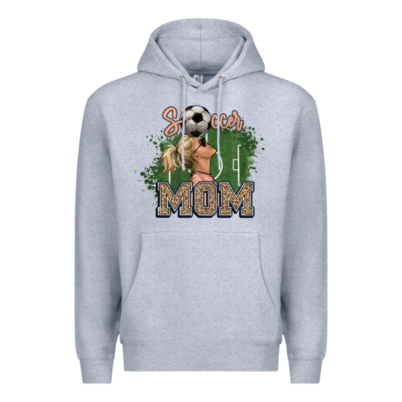 Soccer Mom Premium Hoodie by NancyCooperArtShop | Teevron
