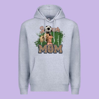 Soccer Mom Premium Hoodie Designed By Nancycooperartshop