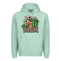 Seafoam soccer mom Premium Hoodie - NancyCooperArtShop