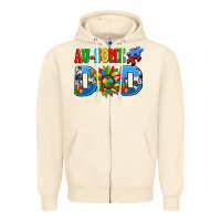 Sandshell ausome autism dad Zipper Hoodie - AdoDesignShop