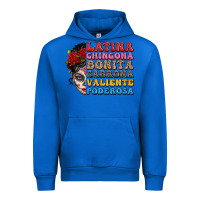 Cobalt mexican sugar skull latina chingona bonita Urban Hoodie - LillyAllenDesigns