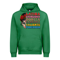 Emerald mexican sugar skull latina chingona bonita Urban Hoodie - LillyAllenDesigns