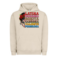 Pigment French Oak mexican sugar skull latina chingona bonita Urban Hoodie - LillyAllenDesigns