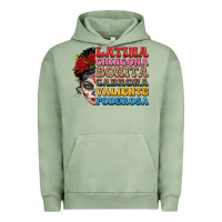 Pigment Oil Green mexican sugar skull latina chingona bonita Urban Hoodie - LillyAllenDesigns
