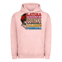Pigment Salmon mexican sugar skull latina chingona bonita Urban Hoodie - LillyAllenDesigns