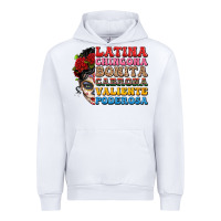 White mexican sugar skull latina chingona bonita Urban Hoodie - LillyAllenDesigns