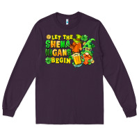 Plum let the shenanigans begin Long Sleeve Tee - FaDigitalArtStudio