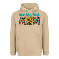 Mushroom world's best mom sunflower Heavyweight Hoodie - Artiststas