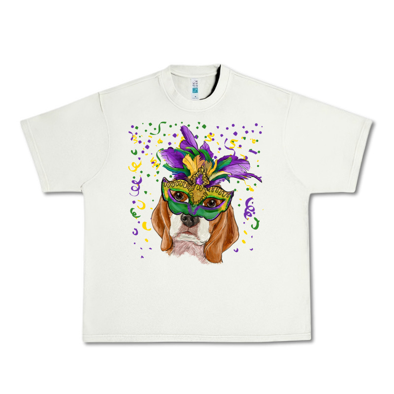 Mardi Gras  Mask Beagle Urban Heavy Tee by RanaPortraitStore | Teevron