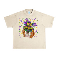 Sandshell mardi gras  mask beagle Urban Heavy Tee - RanaPortraitStore