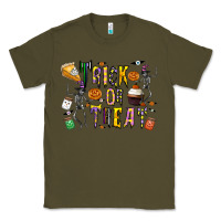 Army Green trick or treat Classic Tee - CowhideDigitalArt
