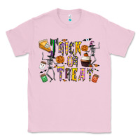 Bubblegum Pink trick or treat Classic Tee - CowhideDigitalArt