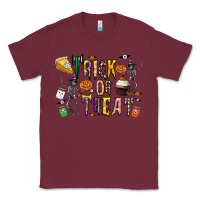 Burgundy trick or treat Classic Tee - CowhideDigitalArt