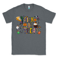 Charcoal Heather trick or treat Classic Tee - CowhideDigitalArt