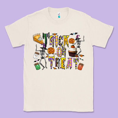 Trick Or Treat Classic Tee Designed By Cowhidedigitalart