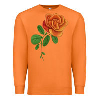 Carrot Burst Of Joy Rose Premium Sweatshirt - LillyAllenDesigns