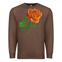 Chestnut Burst Of Joy Rose Premium Sweatshirt - LillyAllenDesigns