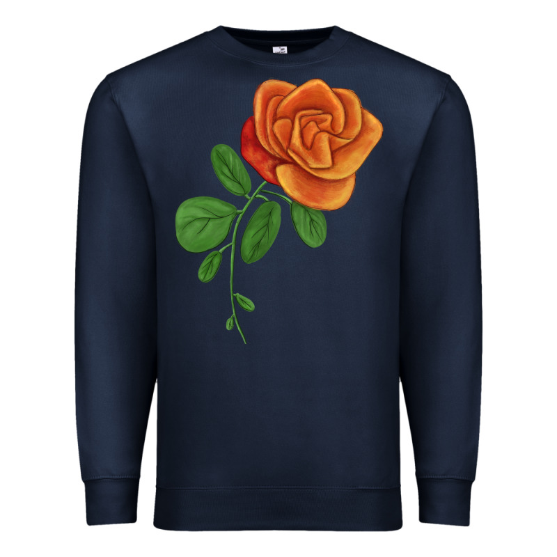 Burst Of Joy Rose Premium Sweatshirt by LillyAllenDesigns | Teevron